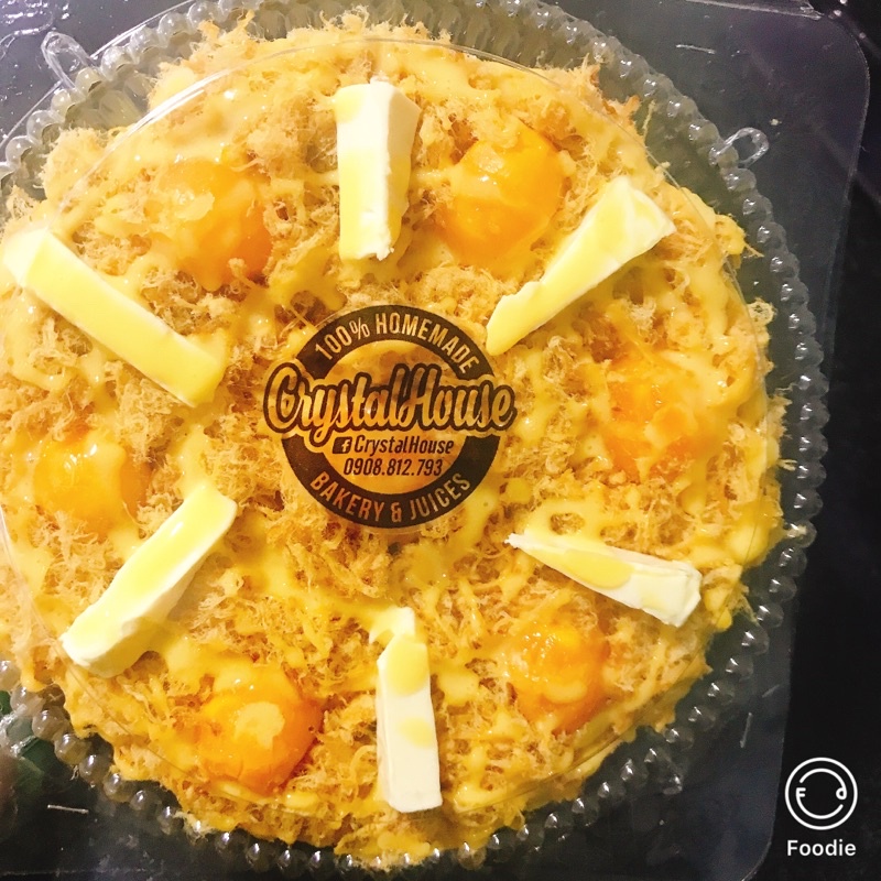 Bánh Bông Lan ,Phô Mai ,Chà Bông ,Trứng Muối (20cm/ổ) (ship nội thành Tphcm [Nowship-Grabship])