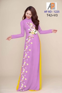 Vải áo dài đơn giản