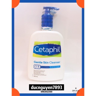 SỮA RỬA MẶT TẮM GỘI CETAPHIL GENTLE SKIN CLEANSER 500ML