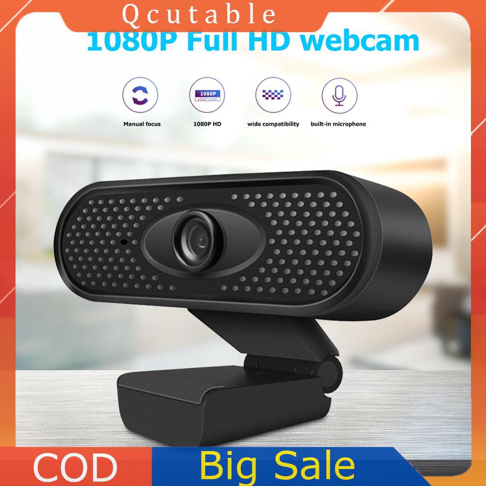 Webcam 1080p 30fps Full Hd Có Micro Kết Nối Usb