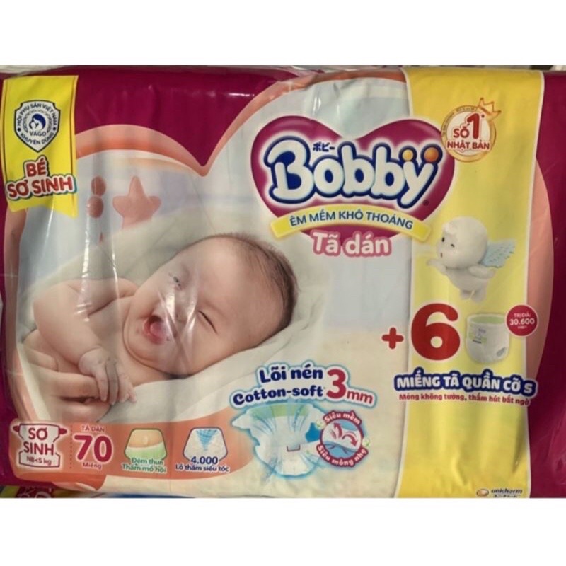 TÃ DÁN BOBBY SX-70(dành cho bé dưới 6kg)