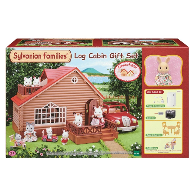 Nhà chòi cho búp bê Sylvanian Log Cabin