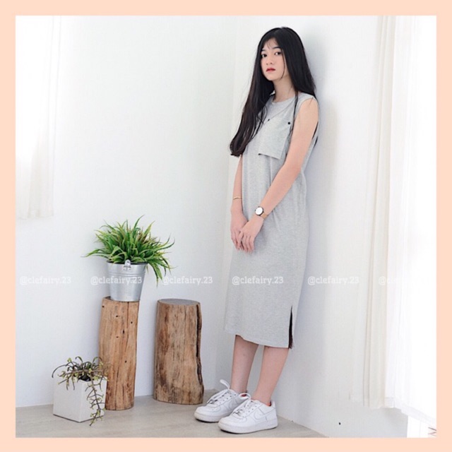 (ẢNH THẬT 100%) Đầm suông basic
