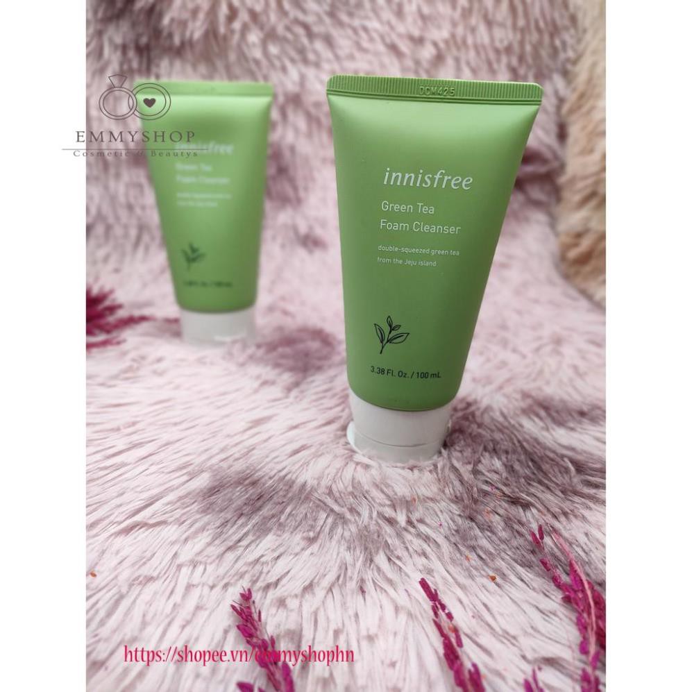 Sữa rửa mặt trà xanh innisfree Green Tea Foam Cleanser 150ml 100ml