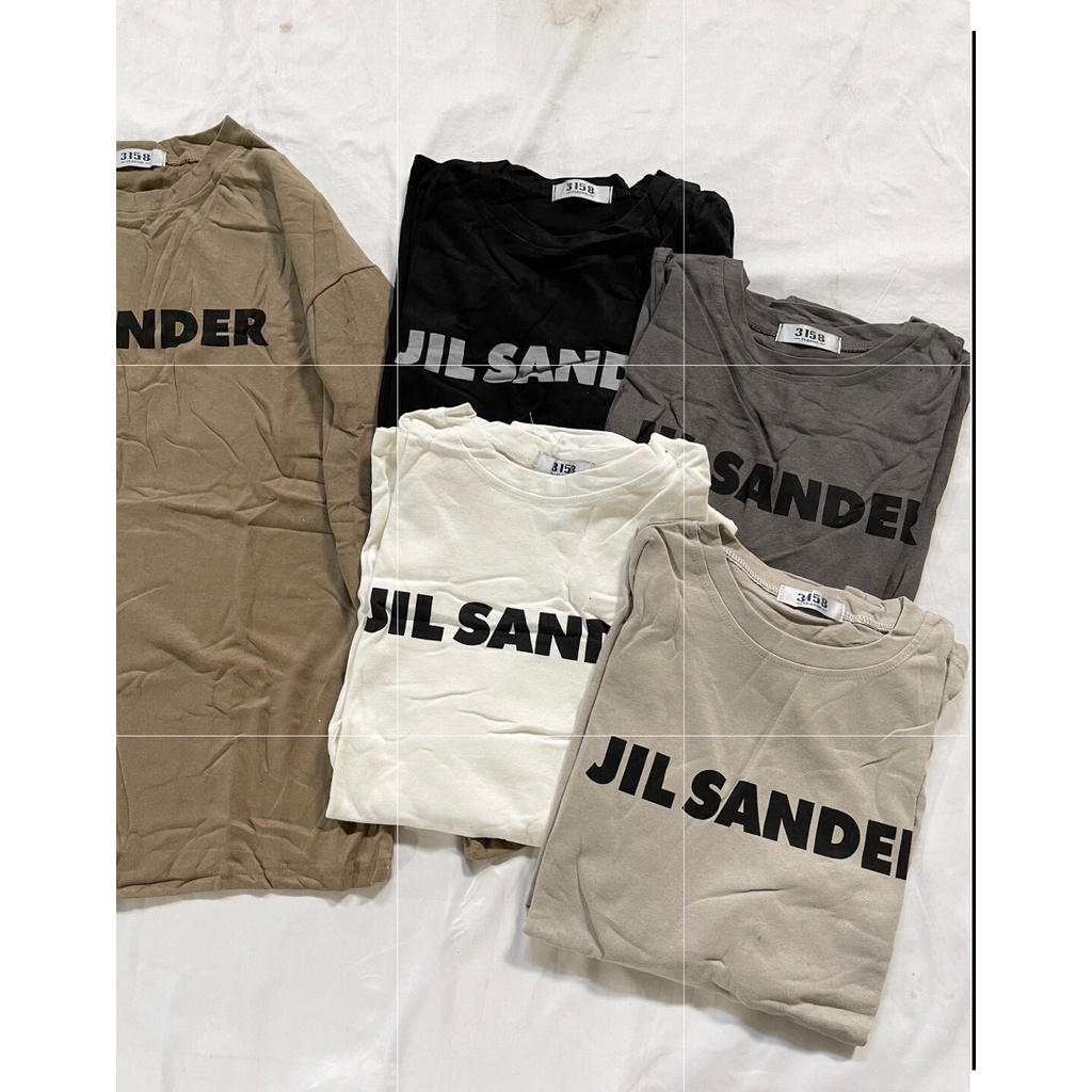 Áo phông thu đông tay dài ống xuông chữ JIL SANDER -Mã 3158 ( kèm ảnh thật ) | BigBuy360 - bigbuy360.vn