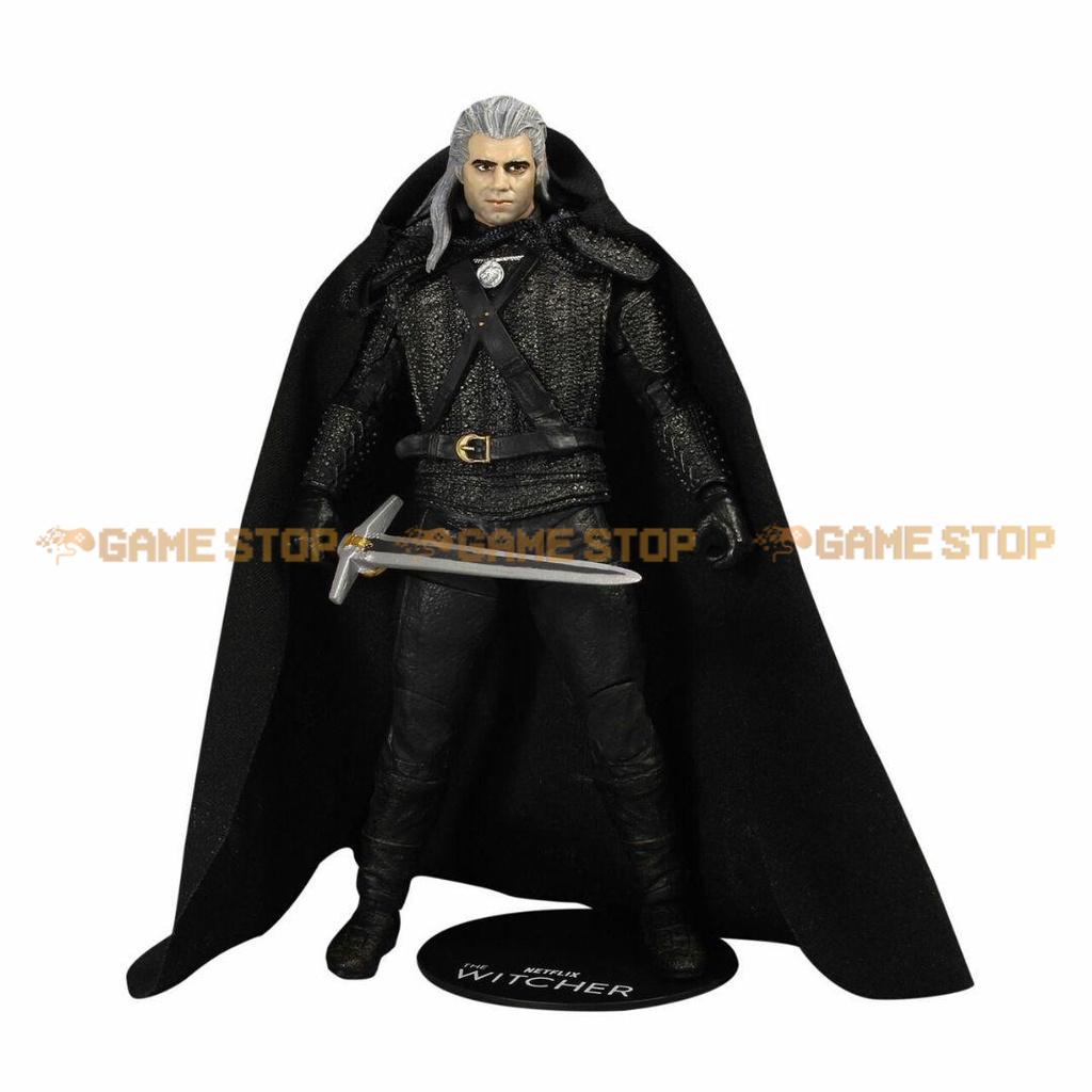 Mô hình The Witcher Geralt of Rivia 18cm Witcher Netflix Season 1 Mô hình có khớp Nhựa PVC, ABS CHÍNH HÃNG MỸ TWMF09