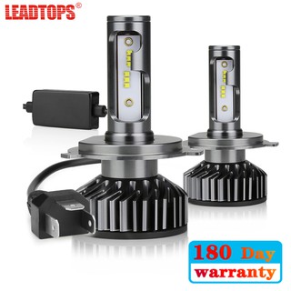 Dadtops 1 cặp bóng đèn pha ô tô led 10000lm h4 led h7 h11 h1 9006 hb4 9005 hb3 h3 6500k đèn sương mù led canbus đèn pha ô tô