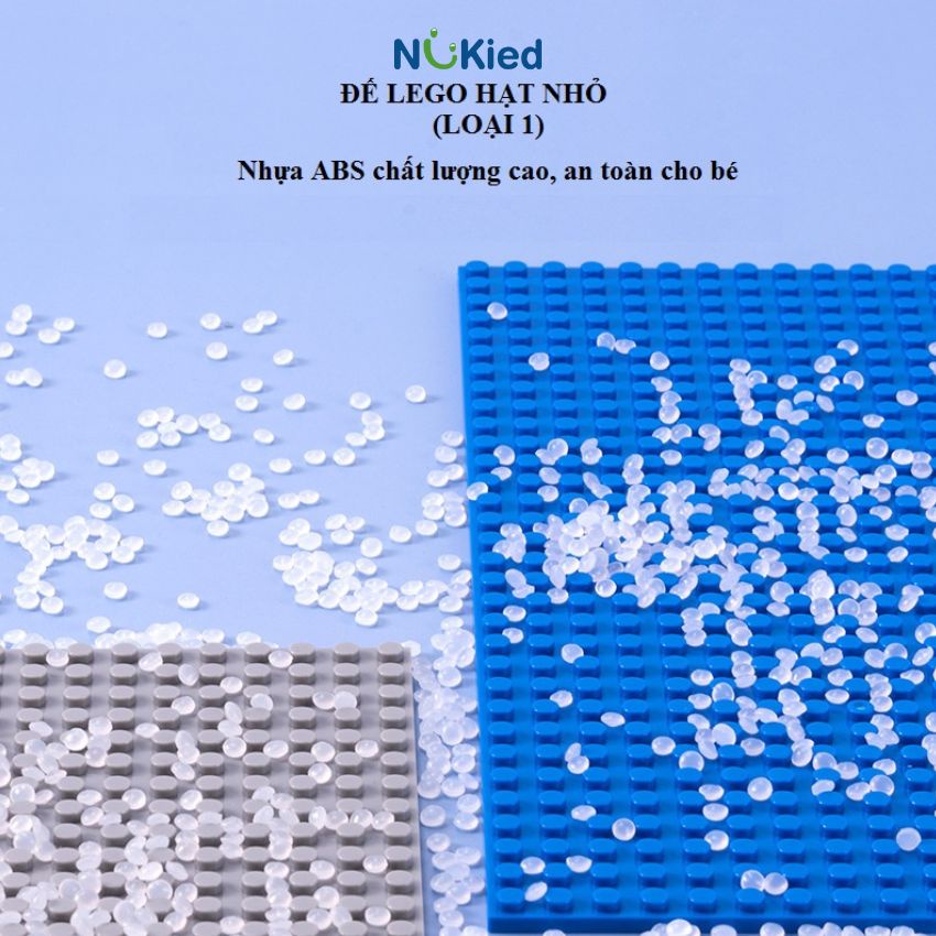 Tấm lót nền đế trưng bày lego 2 mặt dày mẫu mới đế Base KT  25,5x25,5 1024 nút hạt