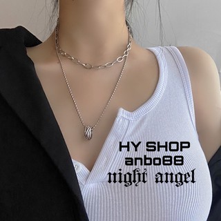 dây chuyền vòng cổ dây xích 2layer