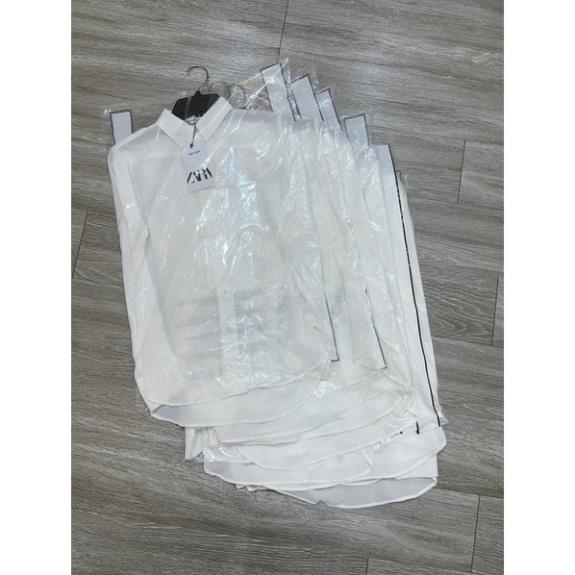 áo sơ mi trắng túi ngực hàng nhà máy kèm móc