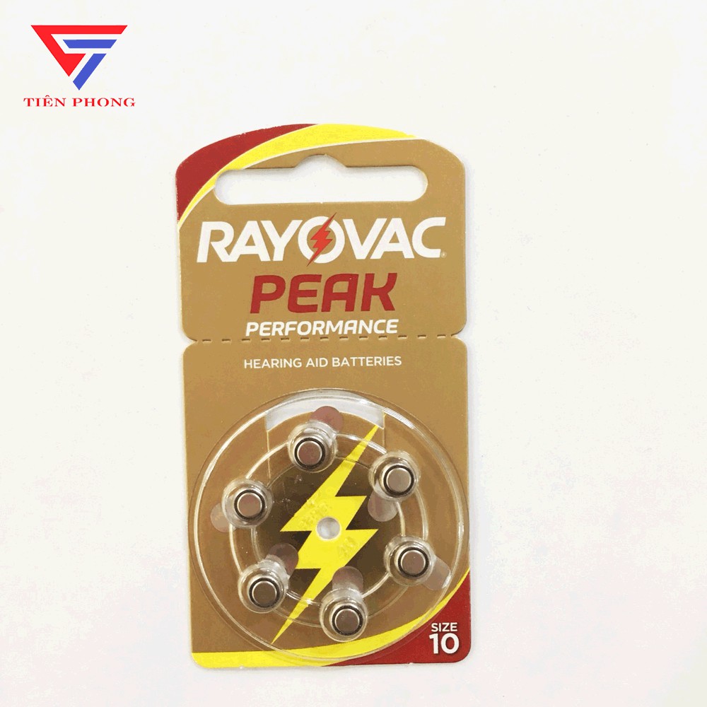 Pin Máy Trợ Thính PR536, size 10 Rayovac Chính Hãng  an toàn cho thiết bị và người sử dụng