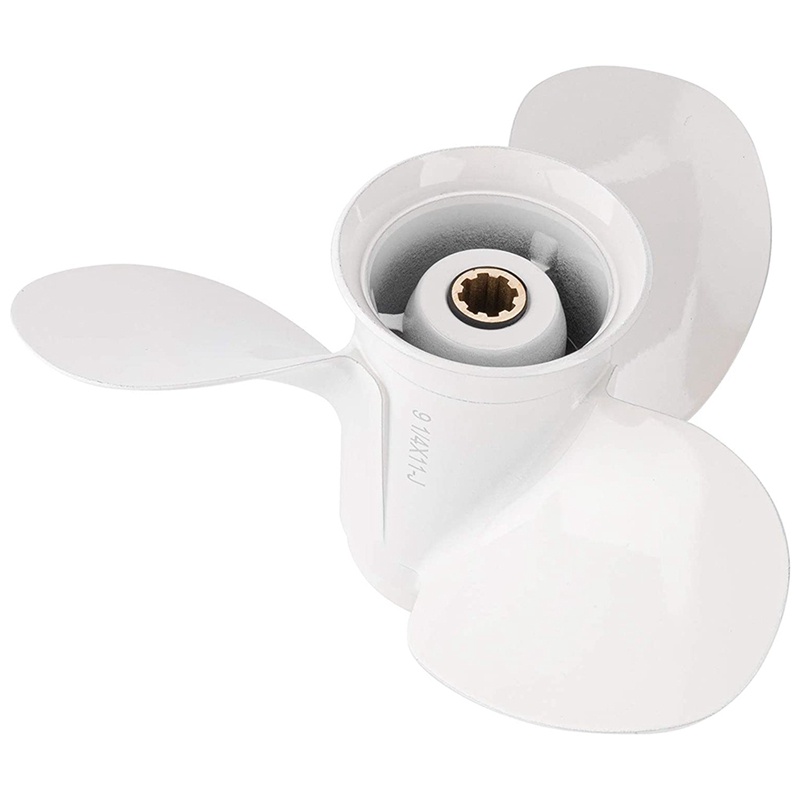 Cánh Quạt 3 Lưỡi 8 Spline Cho Động Cơ Thuyền Yamaha 9.9Hp 15Hp 9 1 / 4X 9