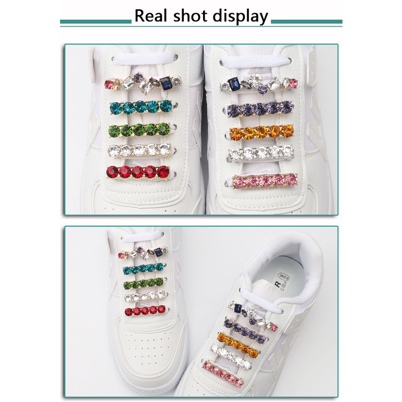 1 Khóa Dây Giày Đính Đá Sáng Lấp Lánh