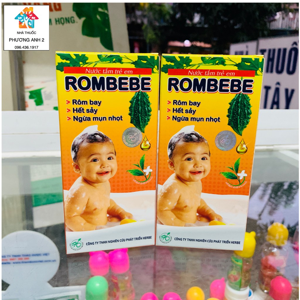 Sữa tắm rôm sảy Rombebe