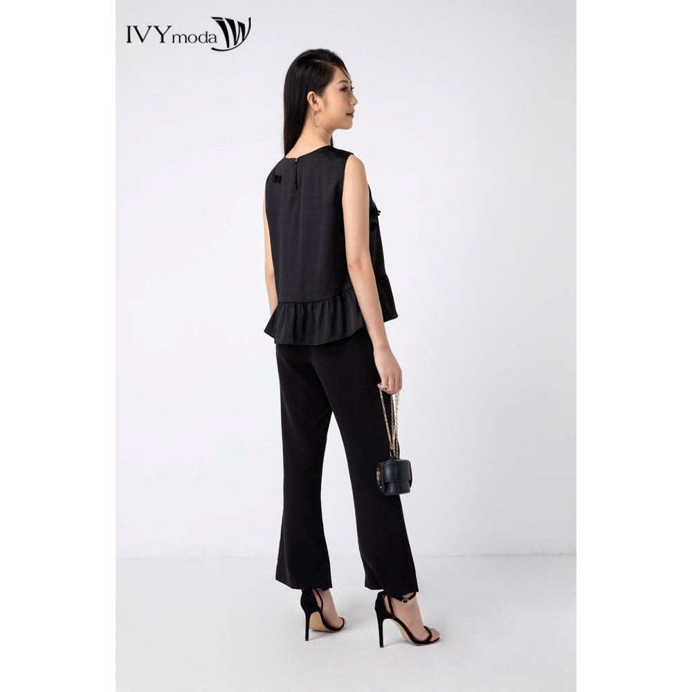 [NHẬP WABRTL5 GIẢM 10% TỐI ĐA 50K ĐH 250K ]Áo peplum sát nách IVY moda MS 15M6526