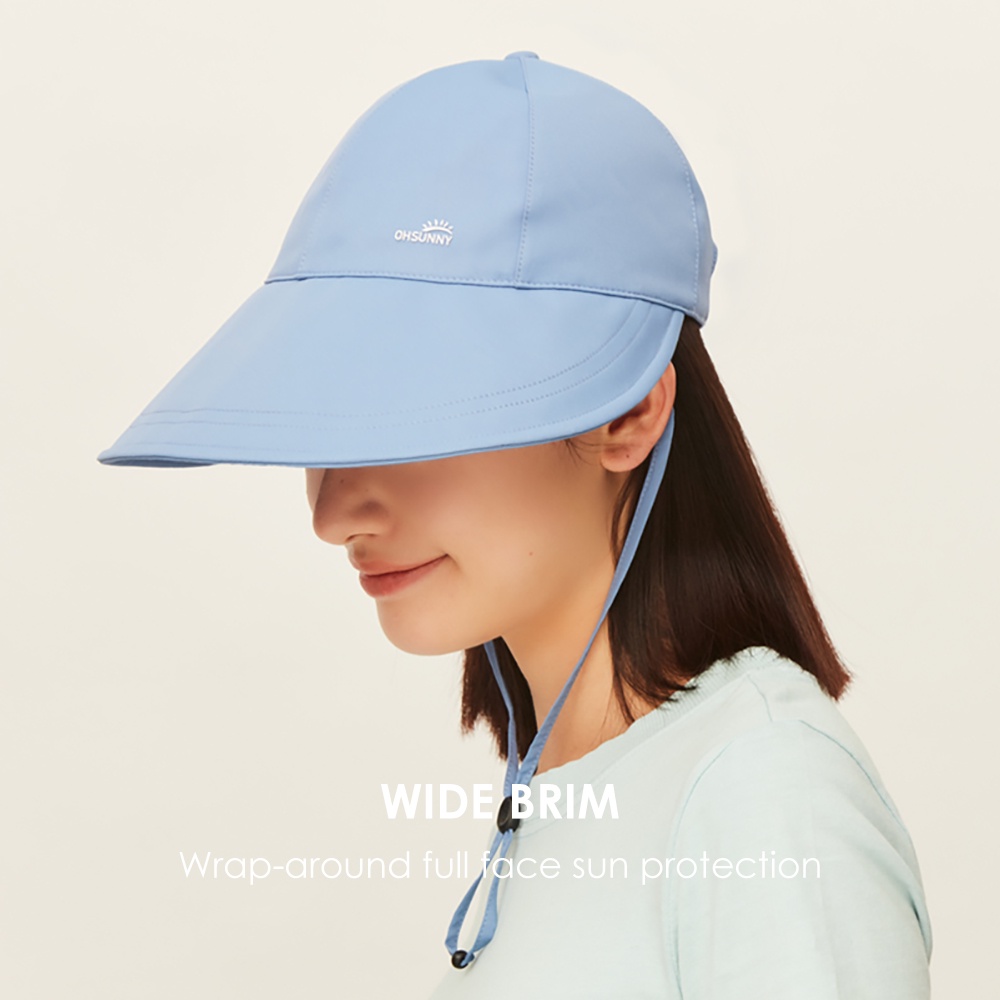 Mũ lưỡi trai OhSunny vành rộng chống tia cực tím UPF50+ thời trang mùa hè