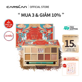 Bảng Phấn Mắt Carslan 10 Màu Trang Điểm Mềm Mịn Phiên Bản Giới Hạn 12g