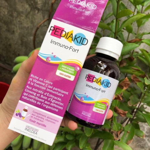 Vitamin Pediakid Immuno Fort -Siro Tăng Sức Đề Kháng Cho Bé .Lọ Tím
