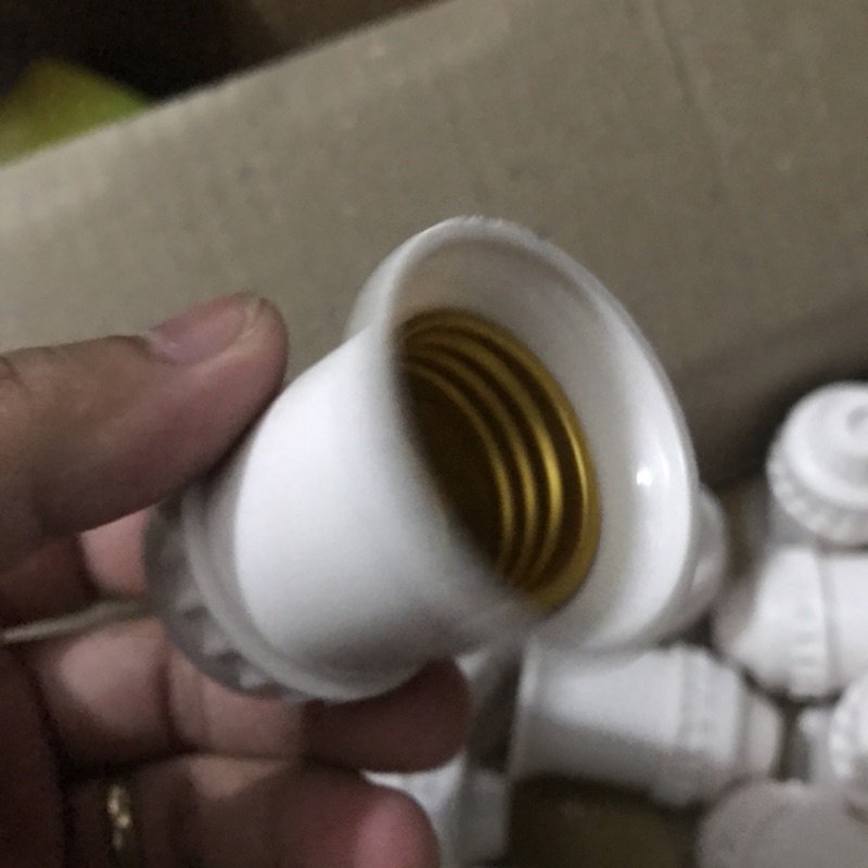 Đui đèn xoáy, đui treo  E27 Trắng
