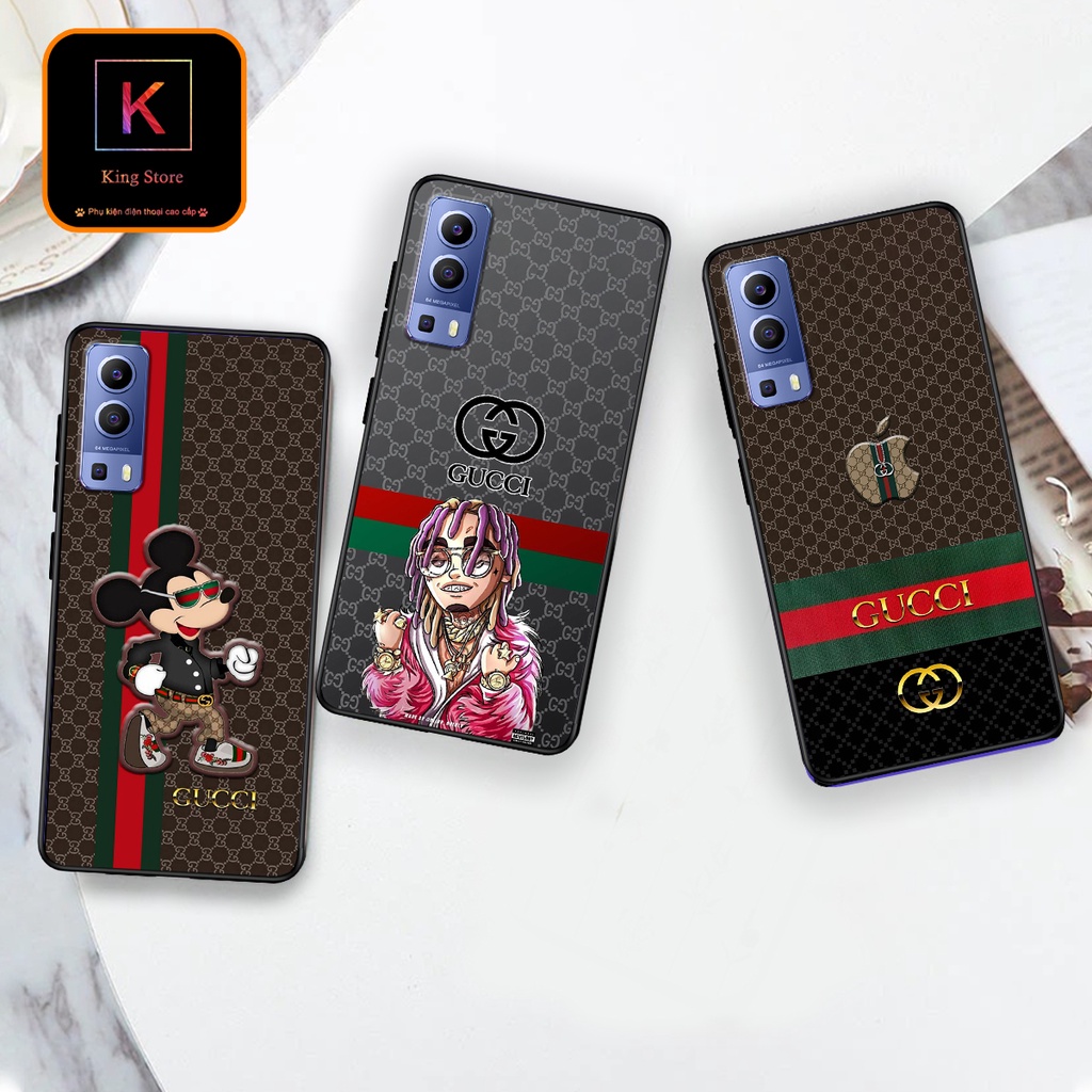 Ốp lưng Vivo Y72 5G - Y51 2020 - Y53s - Ốp lưng vivo in hình GÜÇÇÏ - lưng nhám viền TPU cao cấp
