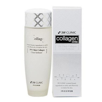 Nước hoa hồng trắng da 3W Clinic Collagen White 150ml - hộp trắng