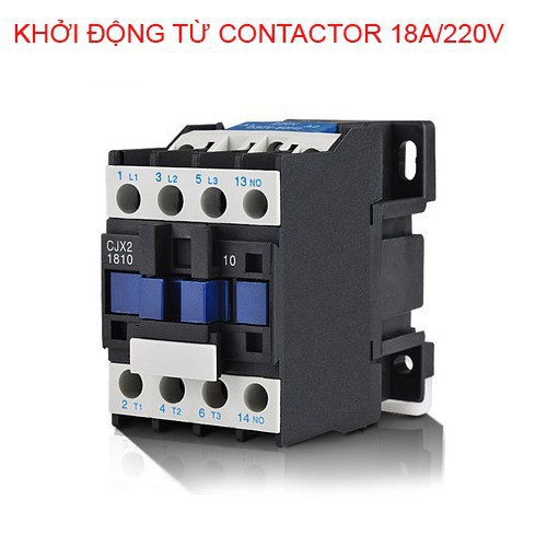 Khởi động từ Contactor CJX2 1810 AC 18A 380v - khởi CJX2 1810 380v Giảm 32%