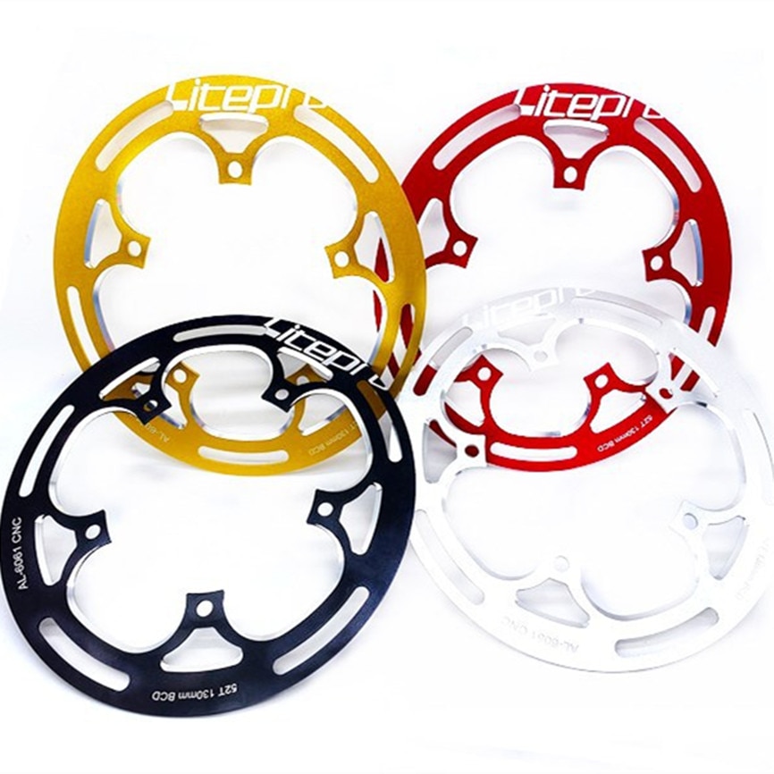 FENDER Tấm Chắn Bùn Bảo Vệ Bánh Xe Đạp LP 52 / 53T 54T CNC Toàn Diện 130BCD