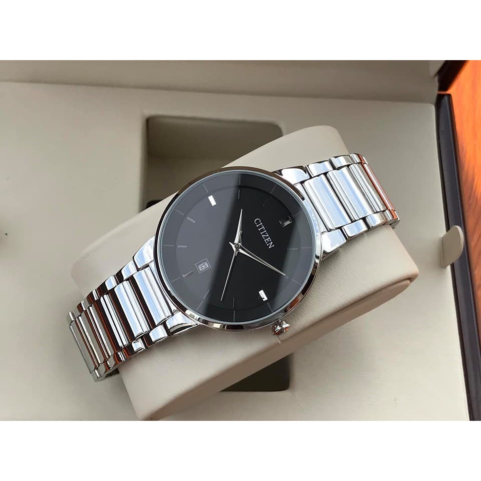 Đồng hồ Nam Citizen Quartz Classic Black Steel - BI5010-59E