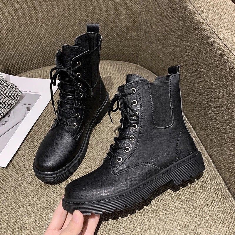 Giày Bốt Dây Buộc Da Lì Và Da Bóng Thời Trang | BigBuy360 - bigbuy360.vn