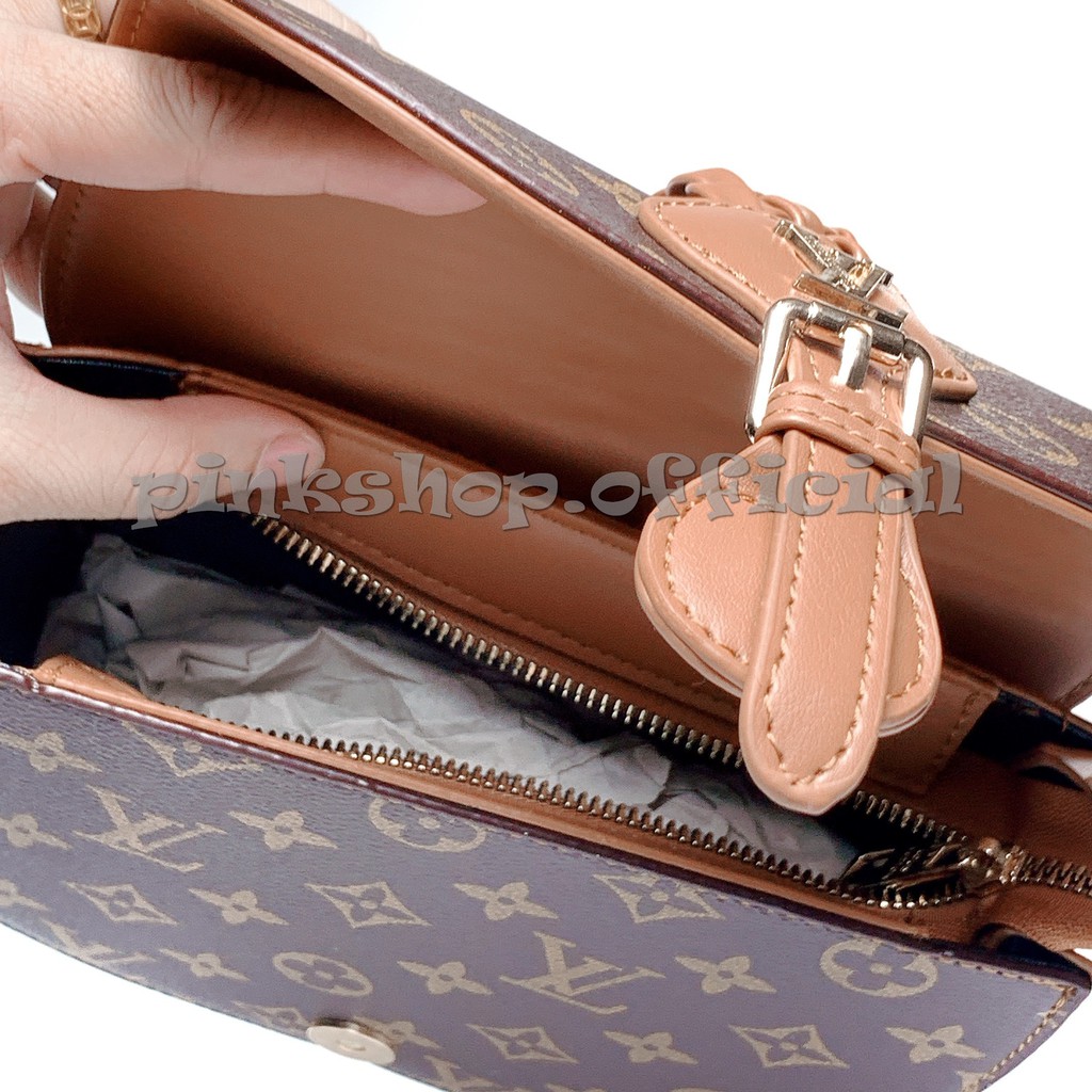 Túi đeo chéo nữ mặt trăng , Túi xách nữ cao cấp hàng chuẩn super full box Pink Shop TSPS27 | BigBuy360 - bigbuy360.vn