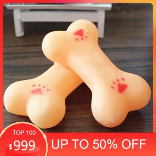 ☀️ Khúc Xương Đồ Chơi Bằng Cao Su Màu Cam Cho Cún Cưng-May Pet
