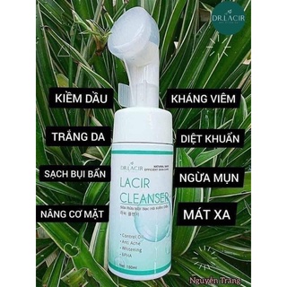 Sữa rửa mặt kiềm dầu lamer care - lacir cleanser