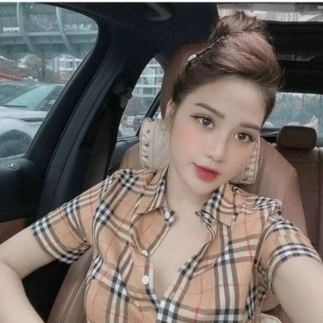 Áo sơ mi kate sọc BB.R siêu đẹp Hàng y hình
