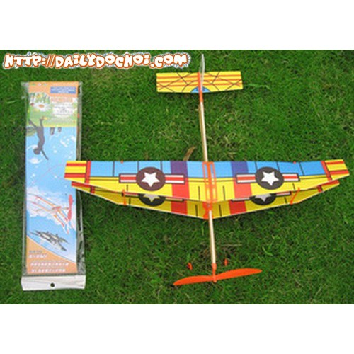 V10 máy bay cánh bằng dây chun 2 tầng cánh