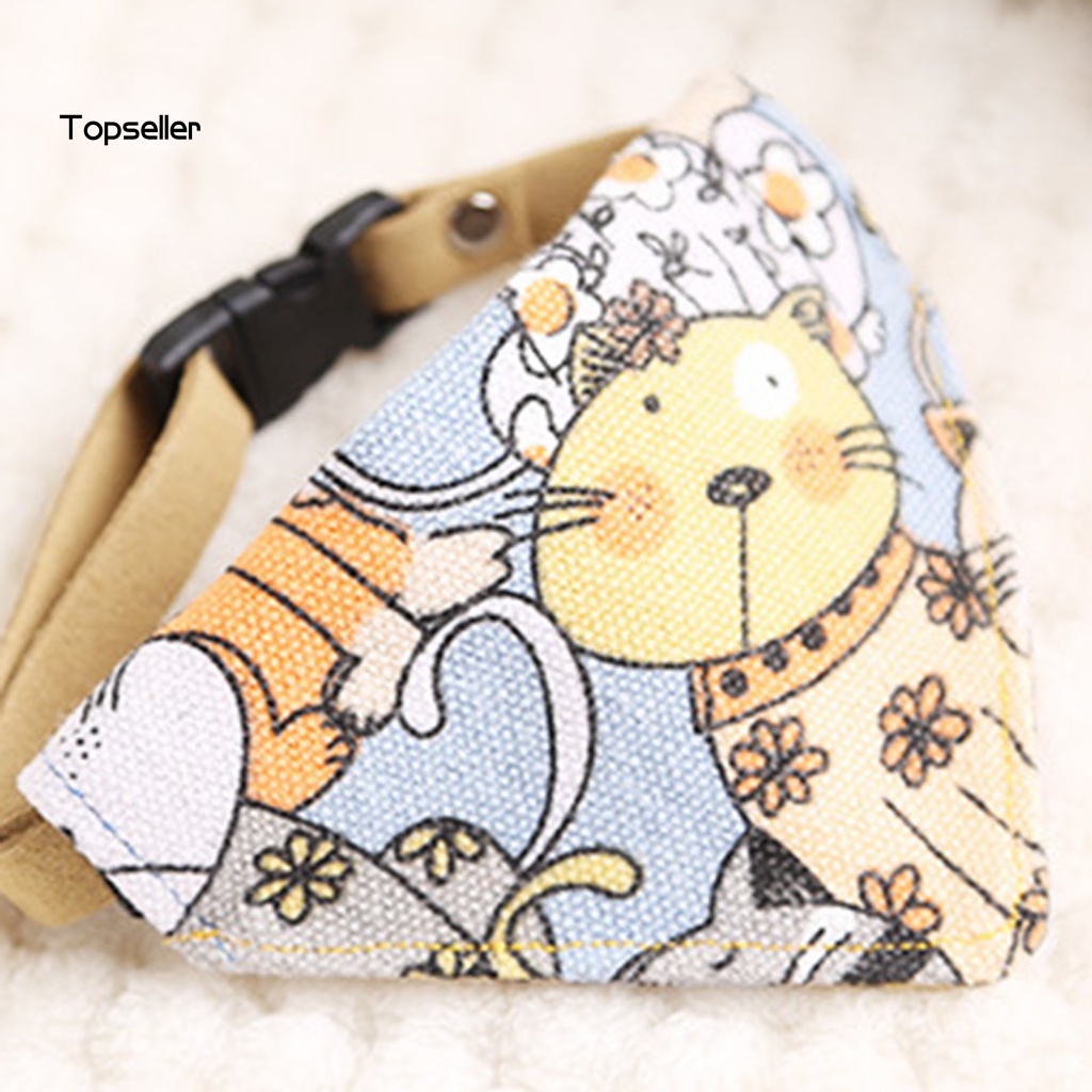 Khăn Choàng Cổ Hình Tam Giác Có Thể Giặt Sạch Dành Cho Mèo Cưng