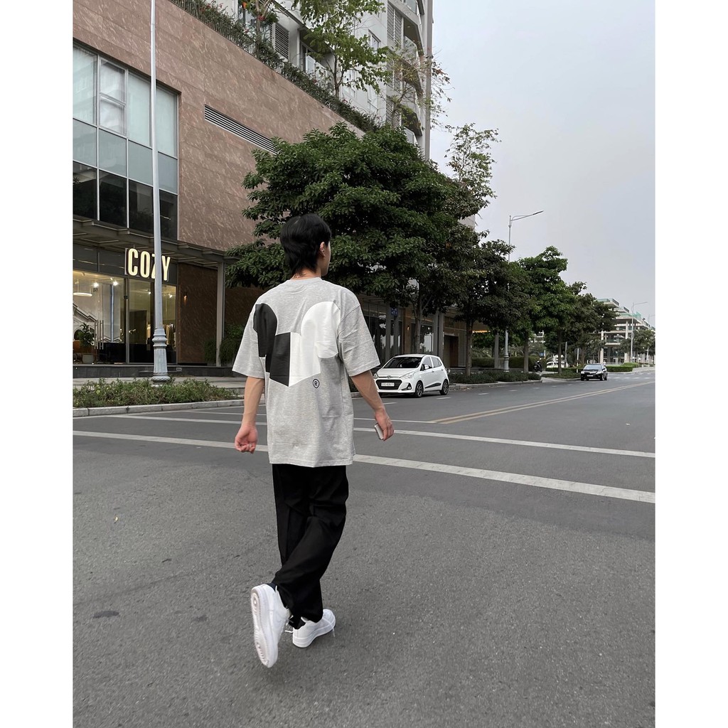 ÁO THUN BIG LOGO /xám CHUOTTRANG