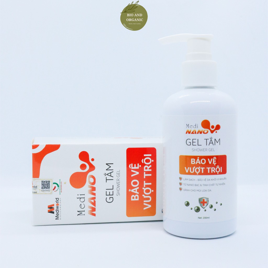 Bảo vệ vượt trội và nuôi dưỡng làn da Gel Tắm MediNano | BigBuy360 - bigbuy360.vn