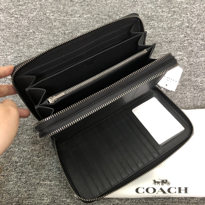 Ví cầm tay, ,clutch nam Coach da thật size lớn đủ màu mới 100%