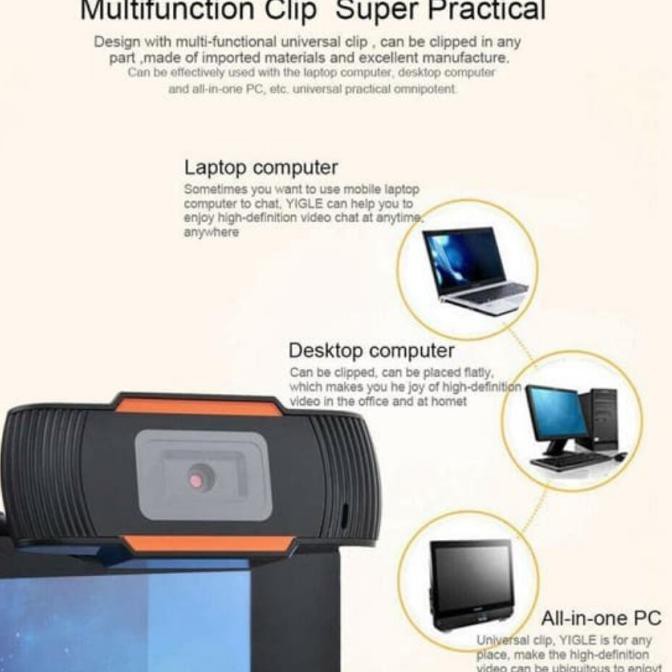 Webcam 720p Hd Tự Động Lấy Nét Kèm Micro Cho Máy Tính / Laptop | BigBuy360 - bigbuy360.vn