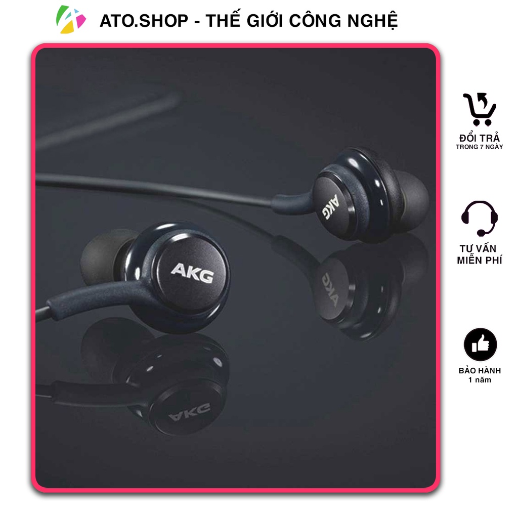 Tai nghe Samsung Galaxy S10, Samsung S10 Plus AKG zin theo máy+ Tặng 4 nút tai phụ