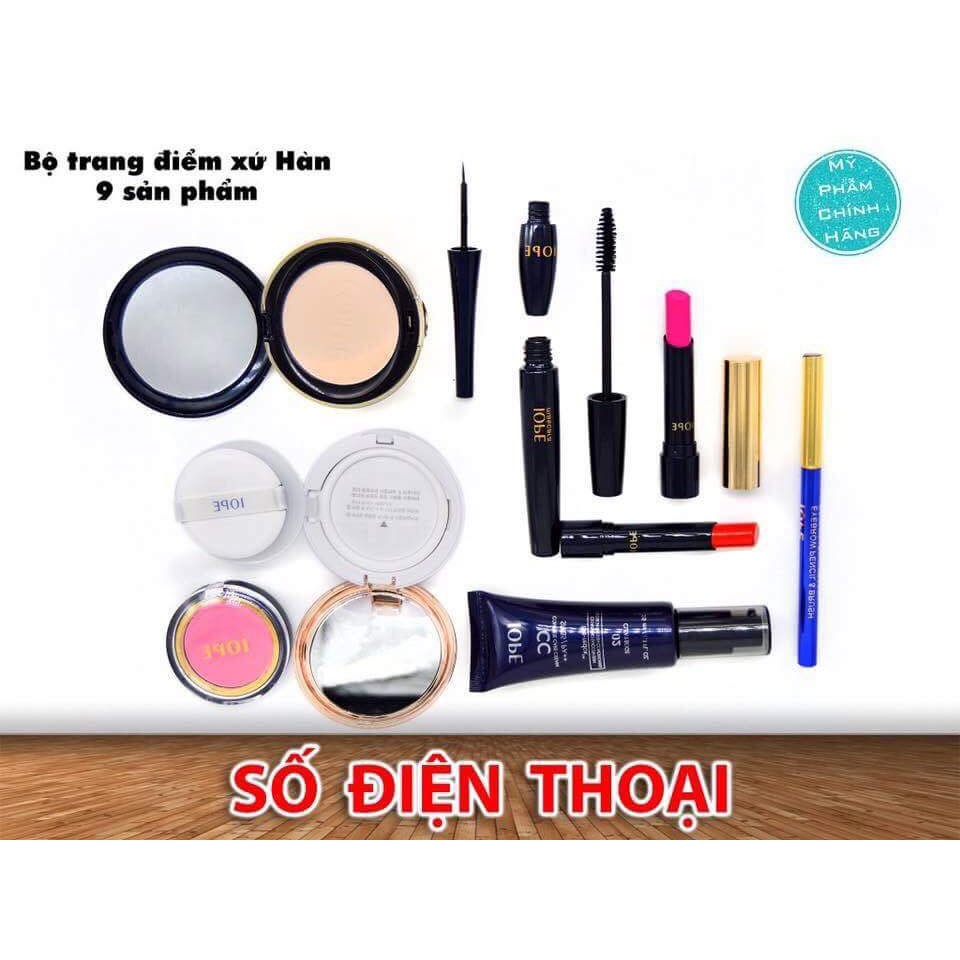 bộ trang điểm 9 món