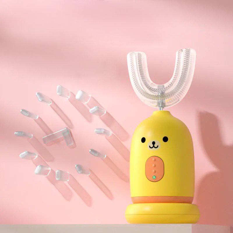 [Không Sâu Răng]Bàn chải điện Xiaomi chữ U Sumkyle Kids cho bé từ 2-6-12 tuổi đánh răng tự động SunQueen