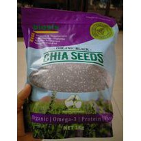 Hạt Chia đen Chia Seeds Organic Biosis 1kg