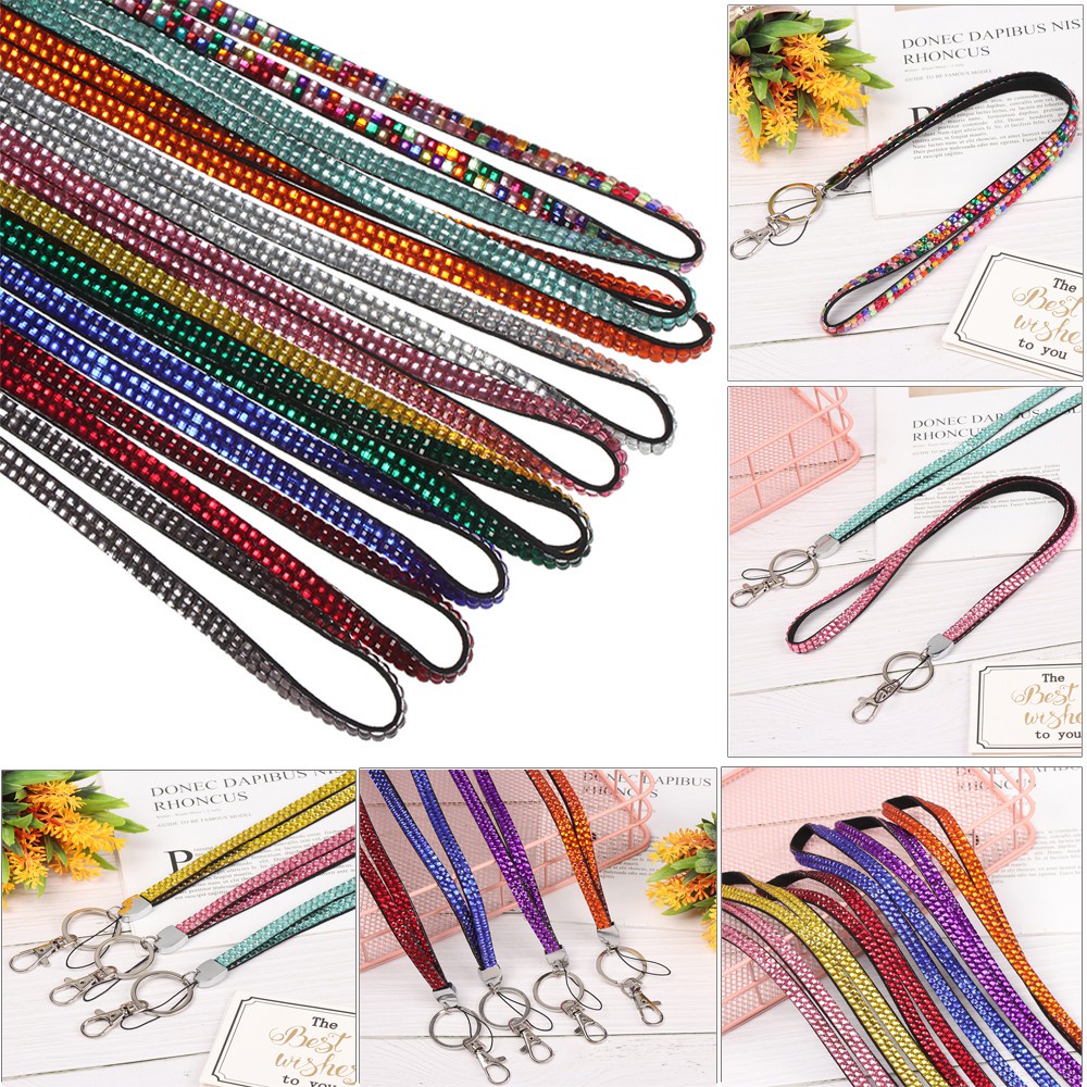 MYRON 1pc Office Supplies Hanging Rope Retractable Neck Strap Lanyard Lightweight Badges|Card Holder|Necklace/Multicolor