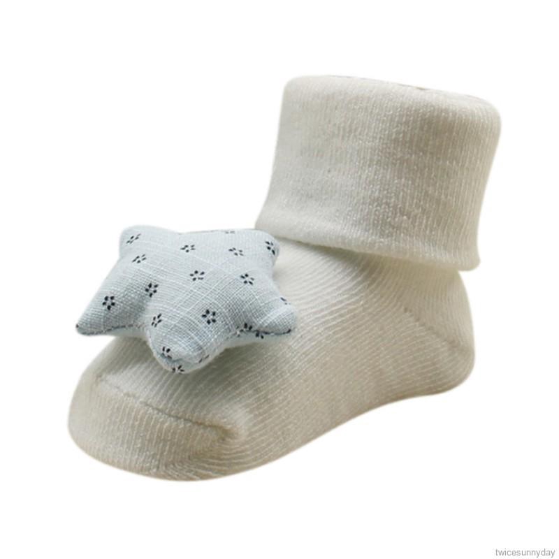 Đôi vớ trang trí hình ngôi sao trái tim dễ thương cho bé