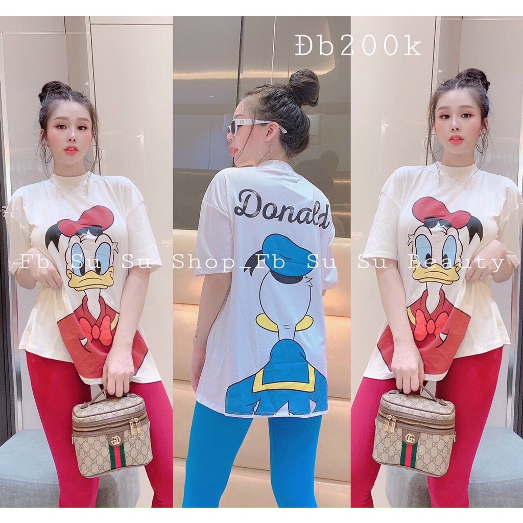 sét bộ quần ôm tixi ngắn tay in hình vịt