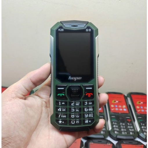 Điện thoai HOPE K28 4 SIM - THIẾT KẾ HẦM HỐ - QUÂN ĐỘI - CHẤT LỪ