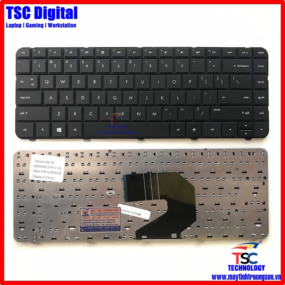 Bàn Phím Laptop HP CQ43 G4 G6 CQ57 CQ58 431 1000 430 431 435 630 631 635 636 450 455 650 655 CQ45 | Phím Zin Nhập Khẩu