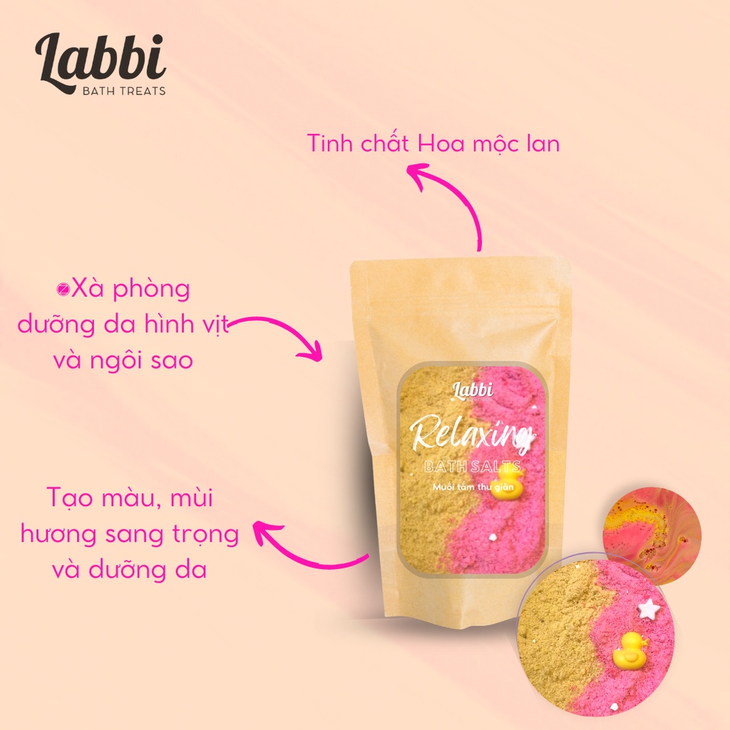 JOYFUL [Labbi] Relaxing Bath Salt / Muối thư giãn dưỡng da