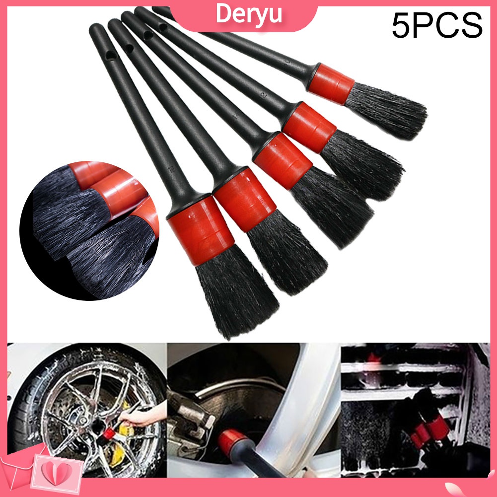 5 Cọ vệ sinh vệ sinh làm sạch các bộ phận lỗ gió tiện dụng cho xe hơi